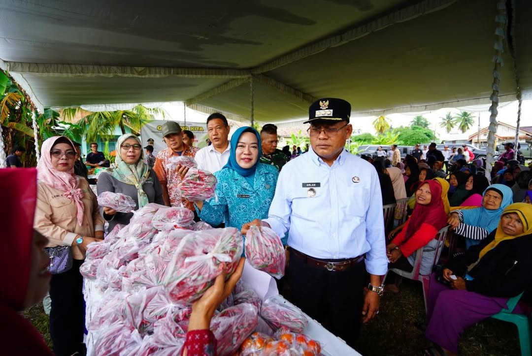 Gerakan Pangan Murah (GPM) di Kelurahan Gunung Ibul Utara Kota Prabumulih
