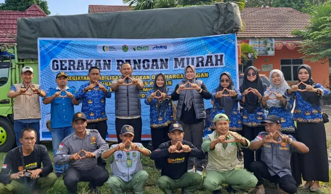 Gerakan Pangan Murah (GPM) di Kelurahan Gunung Ibul Induk Kecamatan Prabumulih Timur